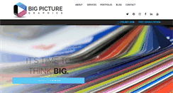 Desktop Screenshot of bigpicturegraphics.com
